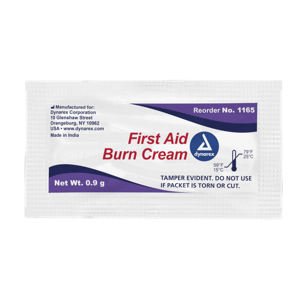 First Aid Burn Cream 0.9g foil packet (Per Pack) Wheaton Arms, Inc.