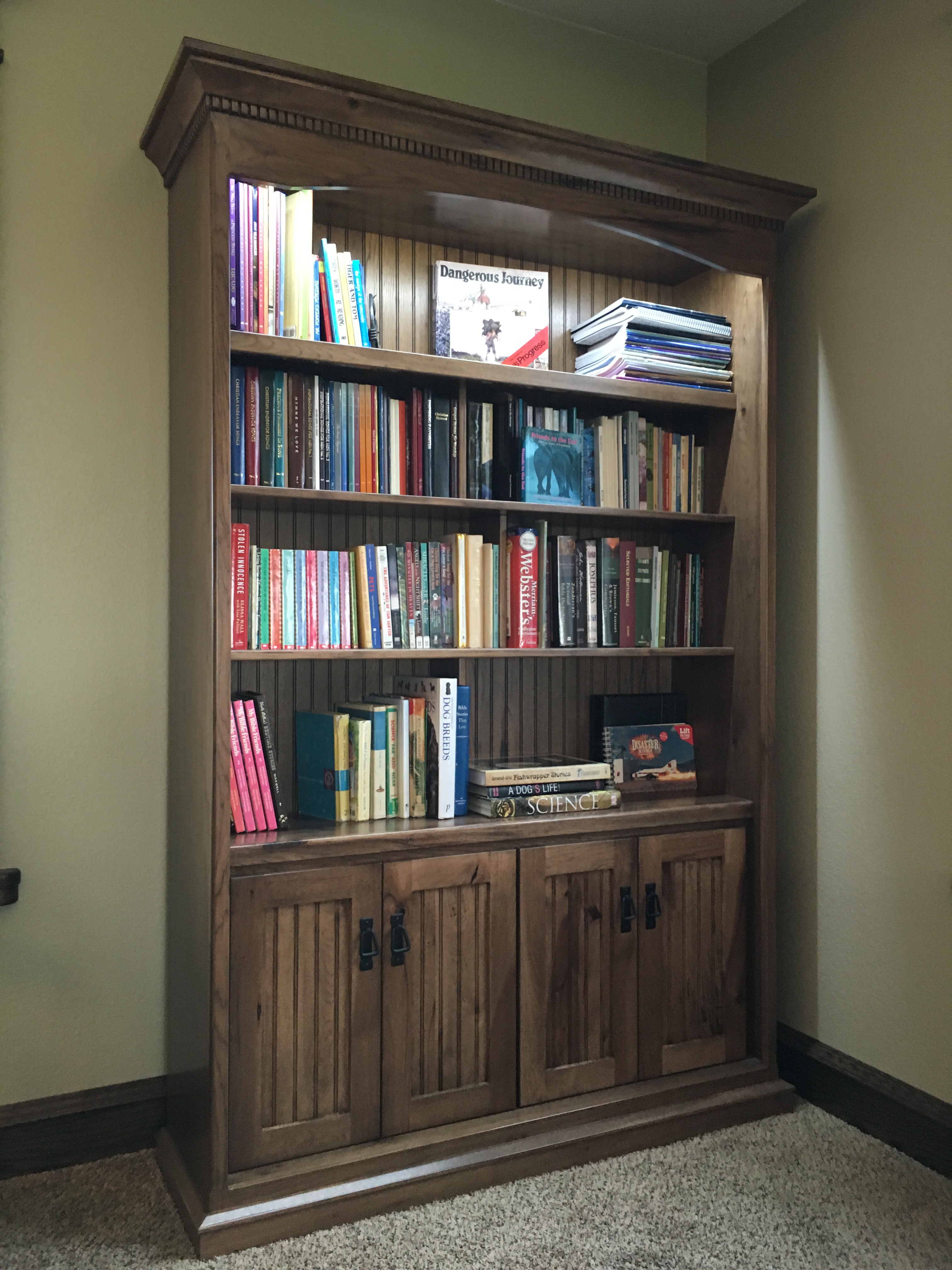 Hickory Bookcase Wheatstate Wood Design