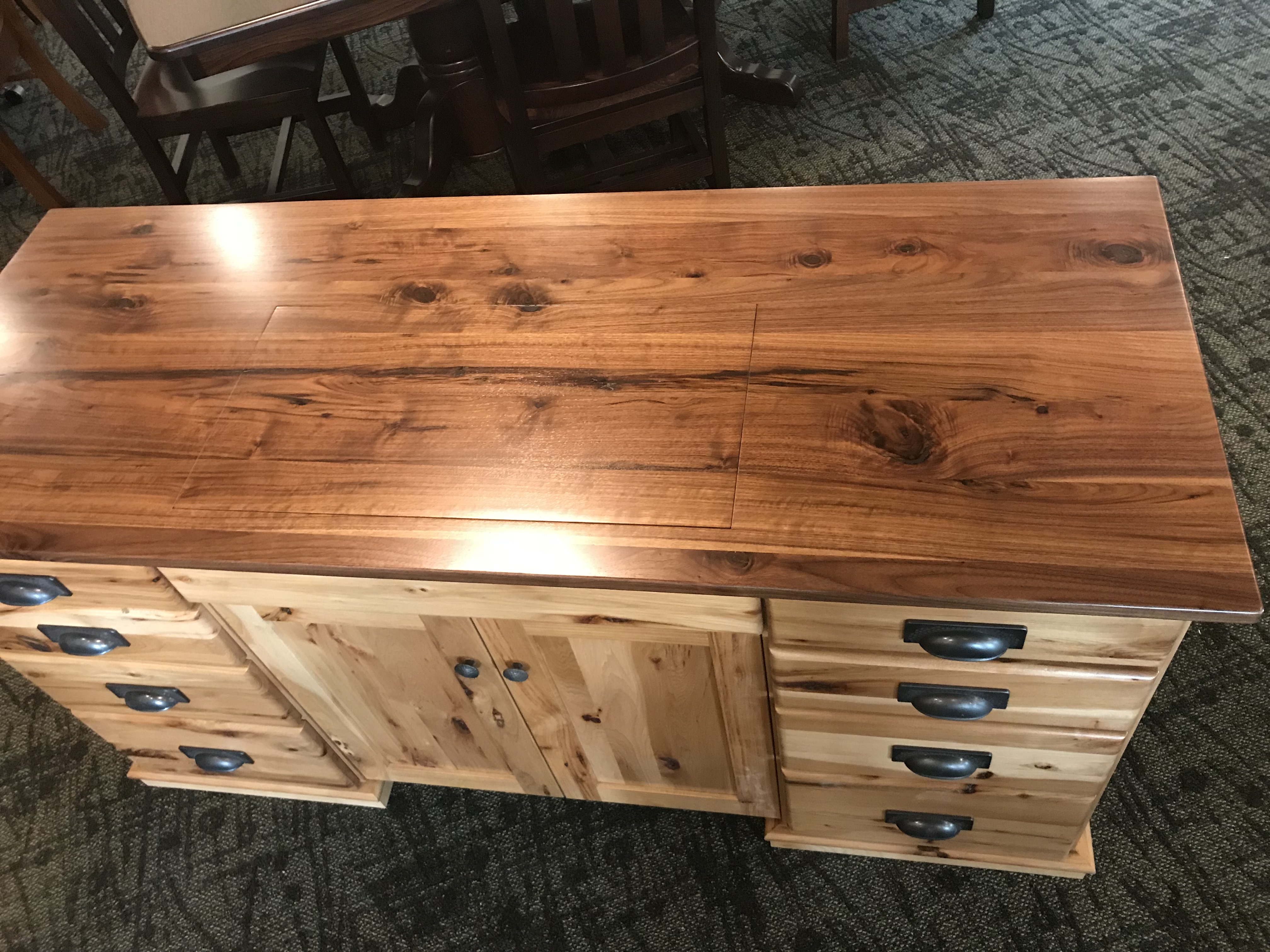 Rustic Sewing Wheatstate Wood Design