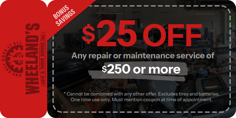 Auto Repair Specials in Temple NH | Wheeland's Auto & Truck Service