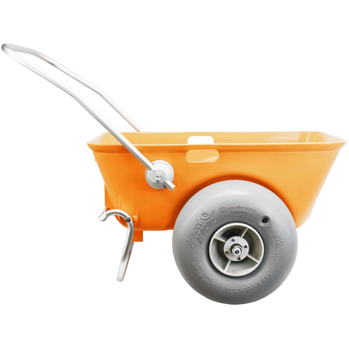 WheelEEZ® Beach Cart Green Wheeleez, Inc. WheelEEZ® lowpressure wheels