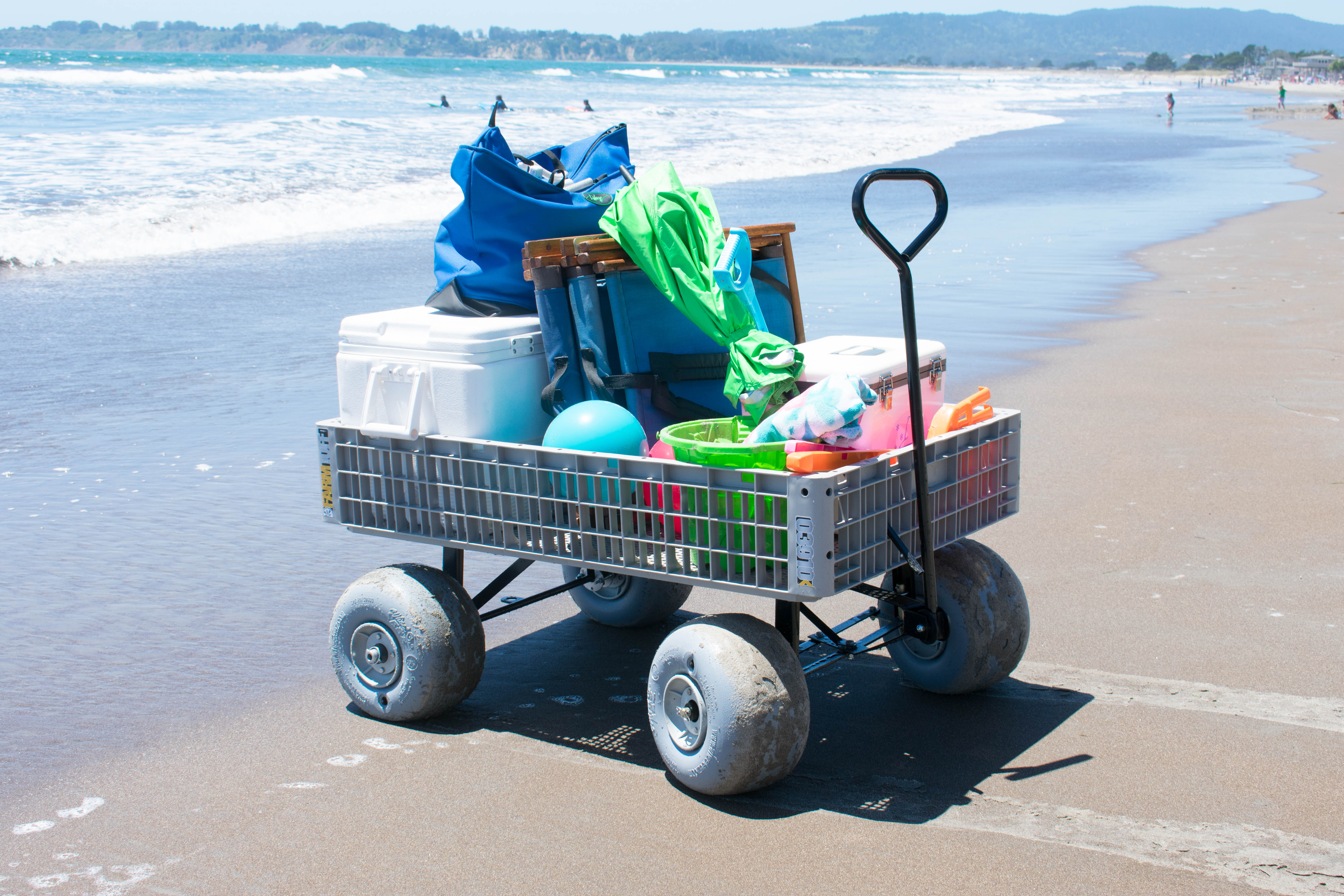 WheelEEZ® Beach Conversion Kit for Utility Wagons Includes 4 30 cm