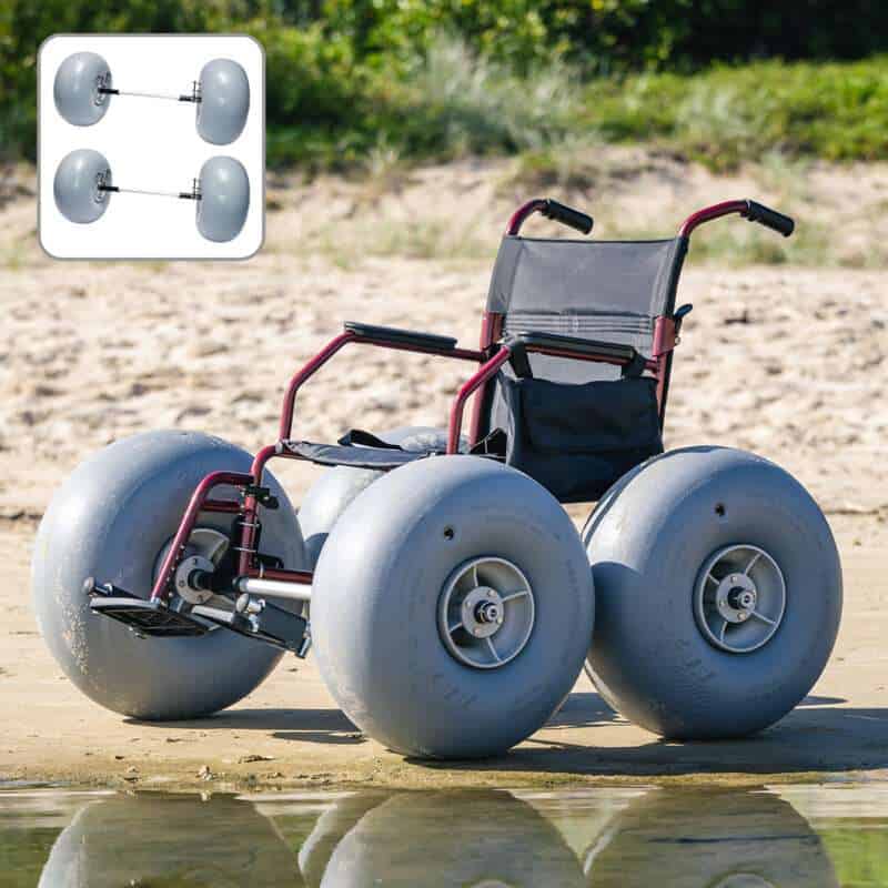 WheelEEZ® AllTerrain / Beach Wheelchair Conversion Kits