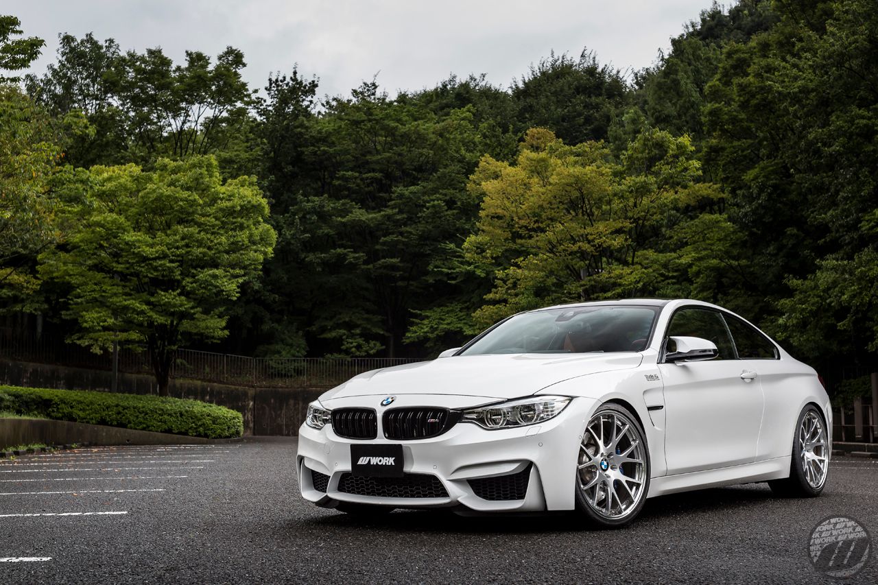 BMW M4 F82/F83 White Work Gnosis FCV02 Wheel Front