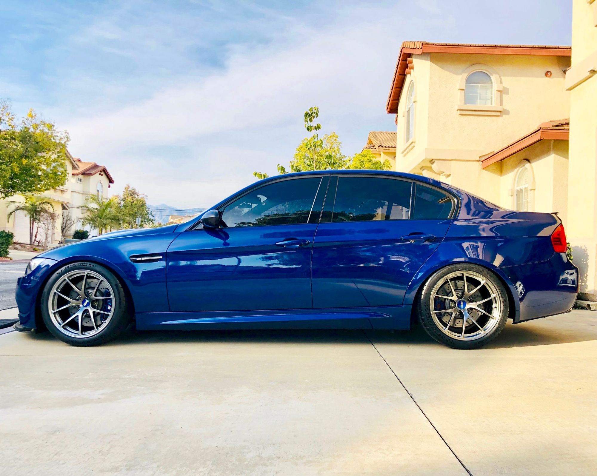 BMW M3 E90 Blue BBS RIA Wheel Wheel Front