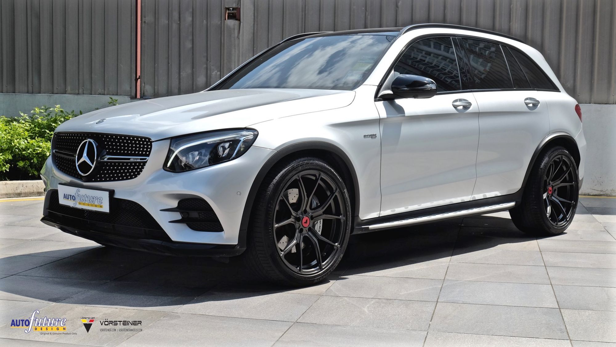 MercedesBenz GLC43 AMG X253 Silver with Vorsteiner VFF 103