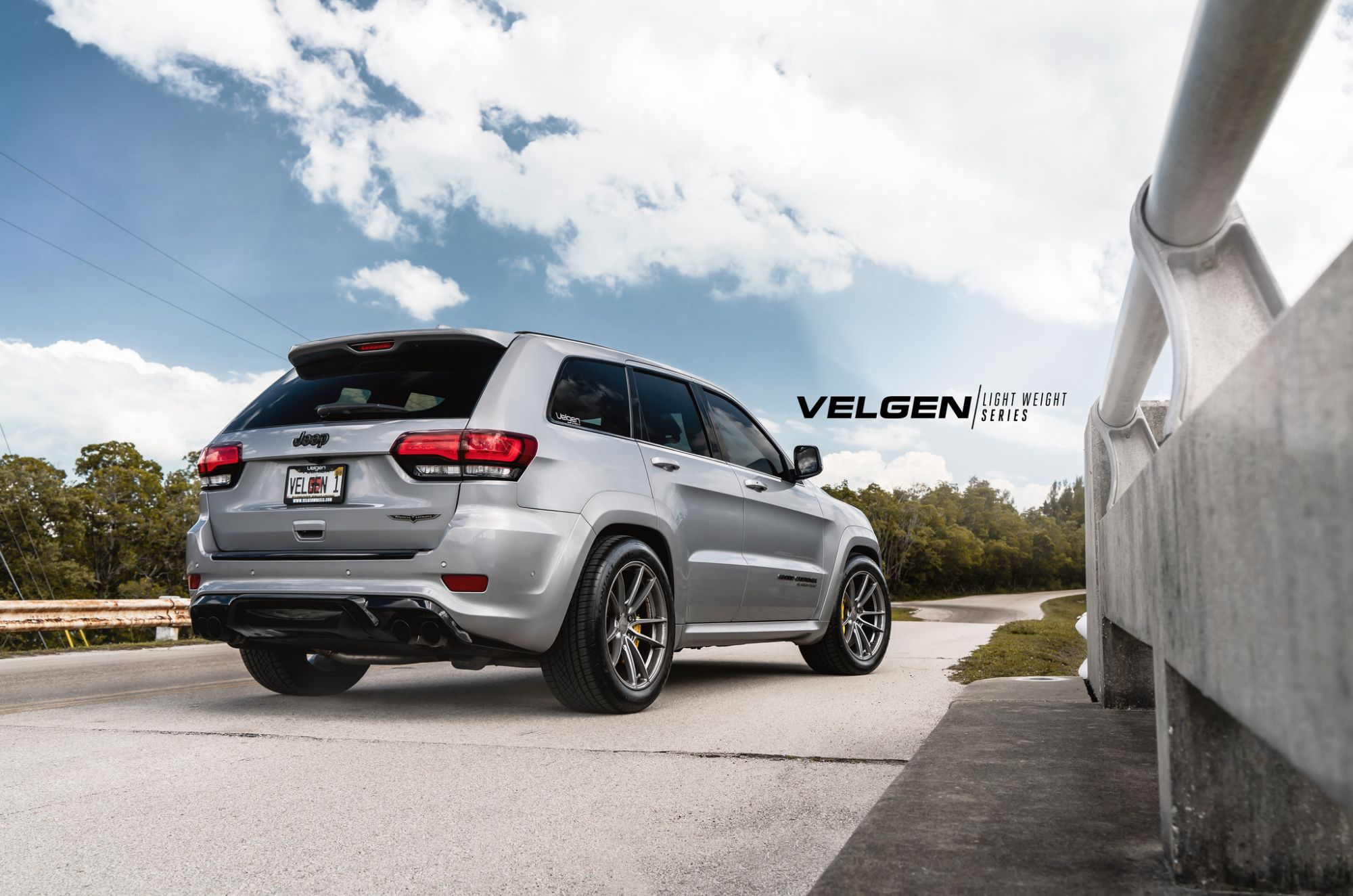 Jeep Grand Cherokee Trackhawk Grey Velgen VF5 Wheel Wheel Front