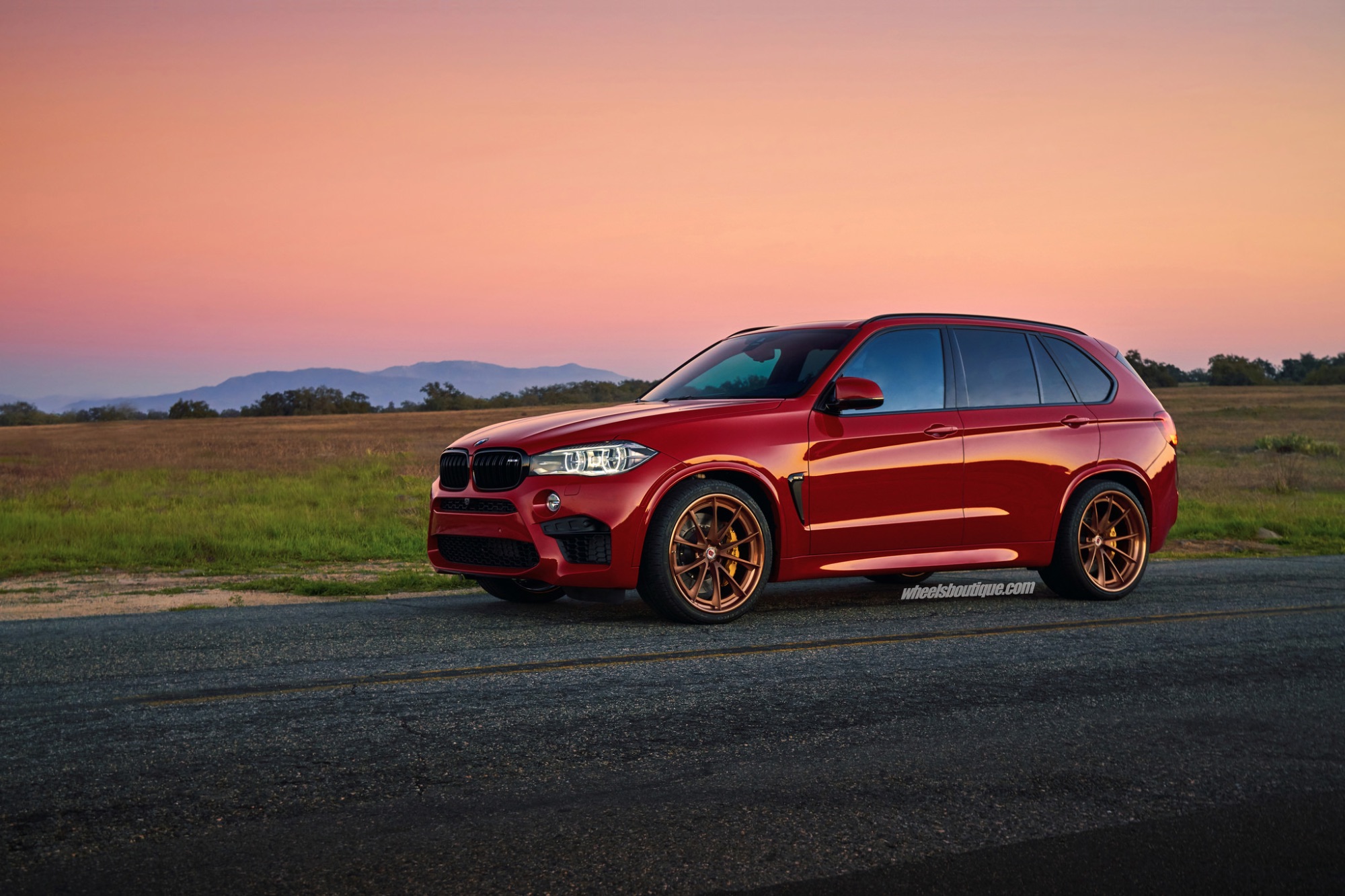 BMW X5 F15 Red HRE S204H Wheel Wheel Front