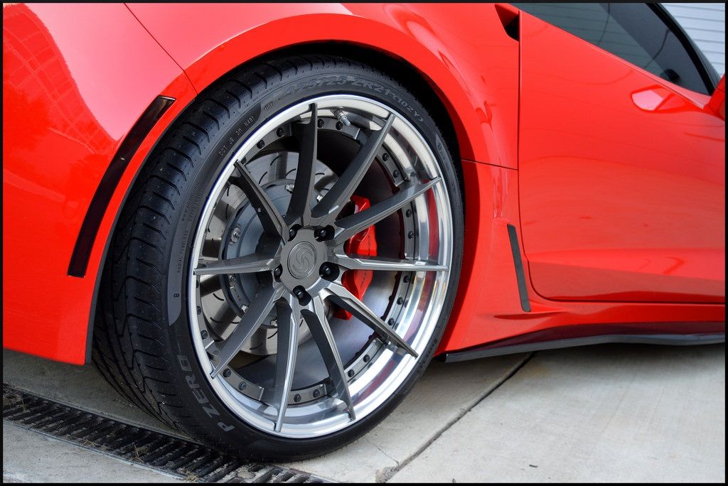 Chevrolet Corvette C7 Z06 Red Signature SV303S Wheel Wheel Front
