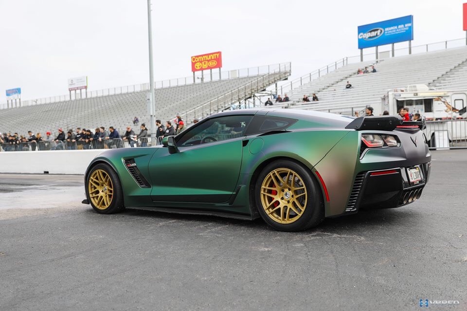 Chevrolet Corvette C7 Z06 Green F14 Wheel Wheel Front