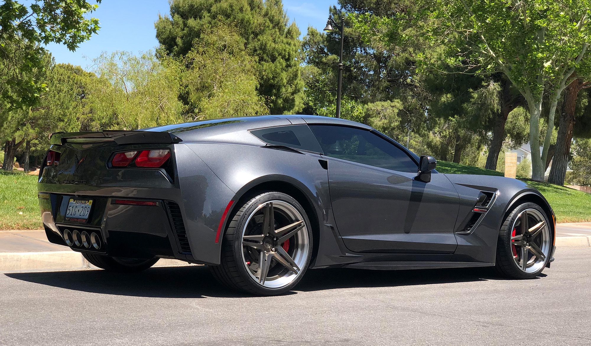 Chevrolet Corvette C7 Grand Sport Grey BC HC052 Wheel Wheel Front