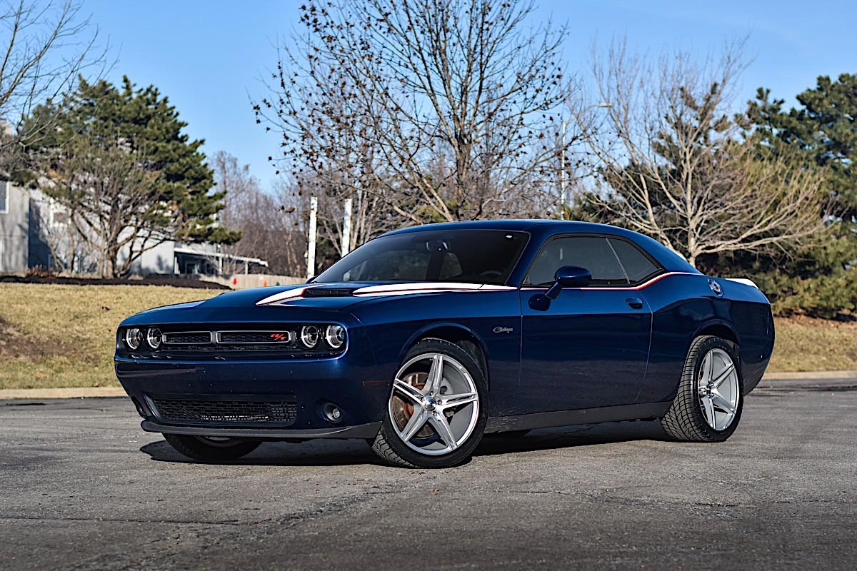 Dodge Challenger Blue Asanti ABL22 Wheel Front
