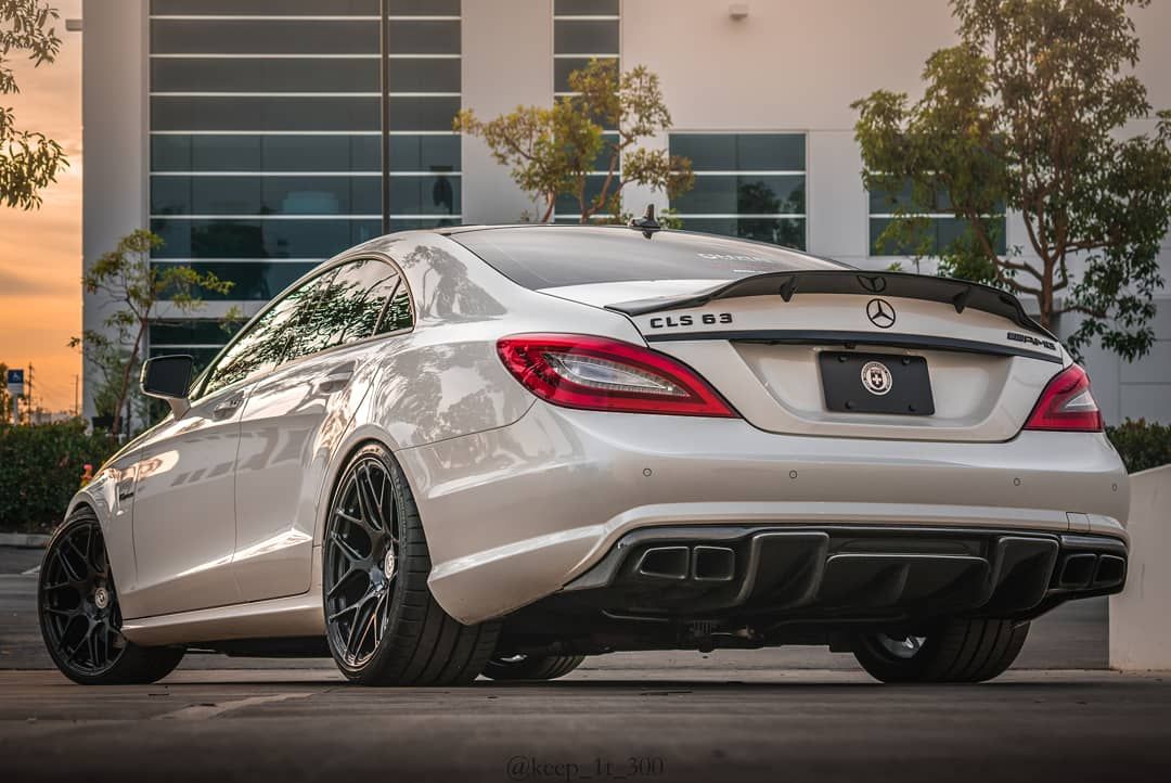 MercedesBenz CLS W218 White HRE P40SC Wheel Wheel Front