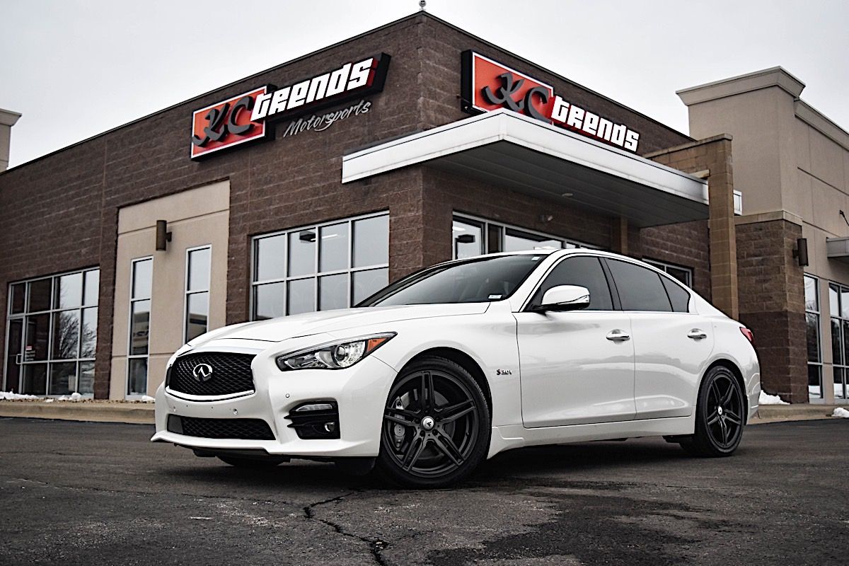 Infiniti Q50 White Asanti ABL12 Wheel Wheel Front