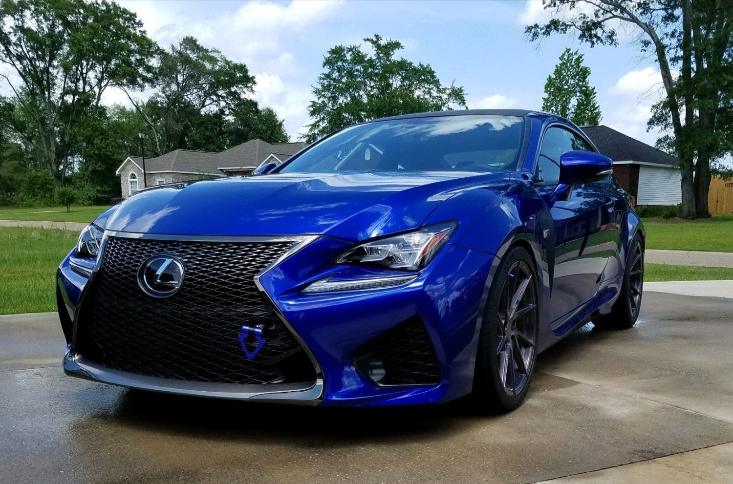 Lexus RC F Blue Stance SF01 Wheel Wheel Front