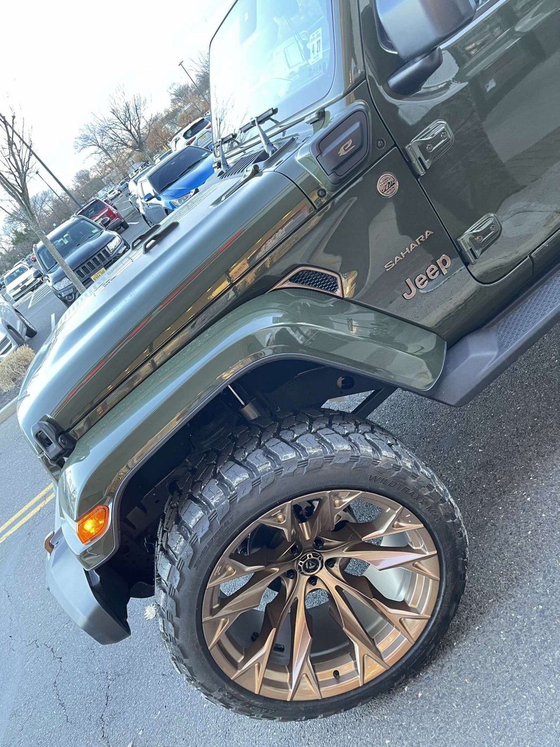 Jeep Wrangler JL Green Fuel OffRoad Flame 6 D805 Wheel Front