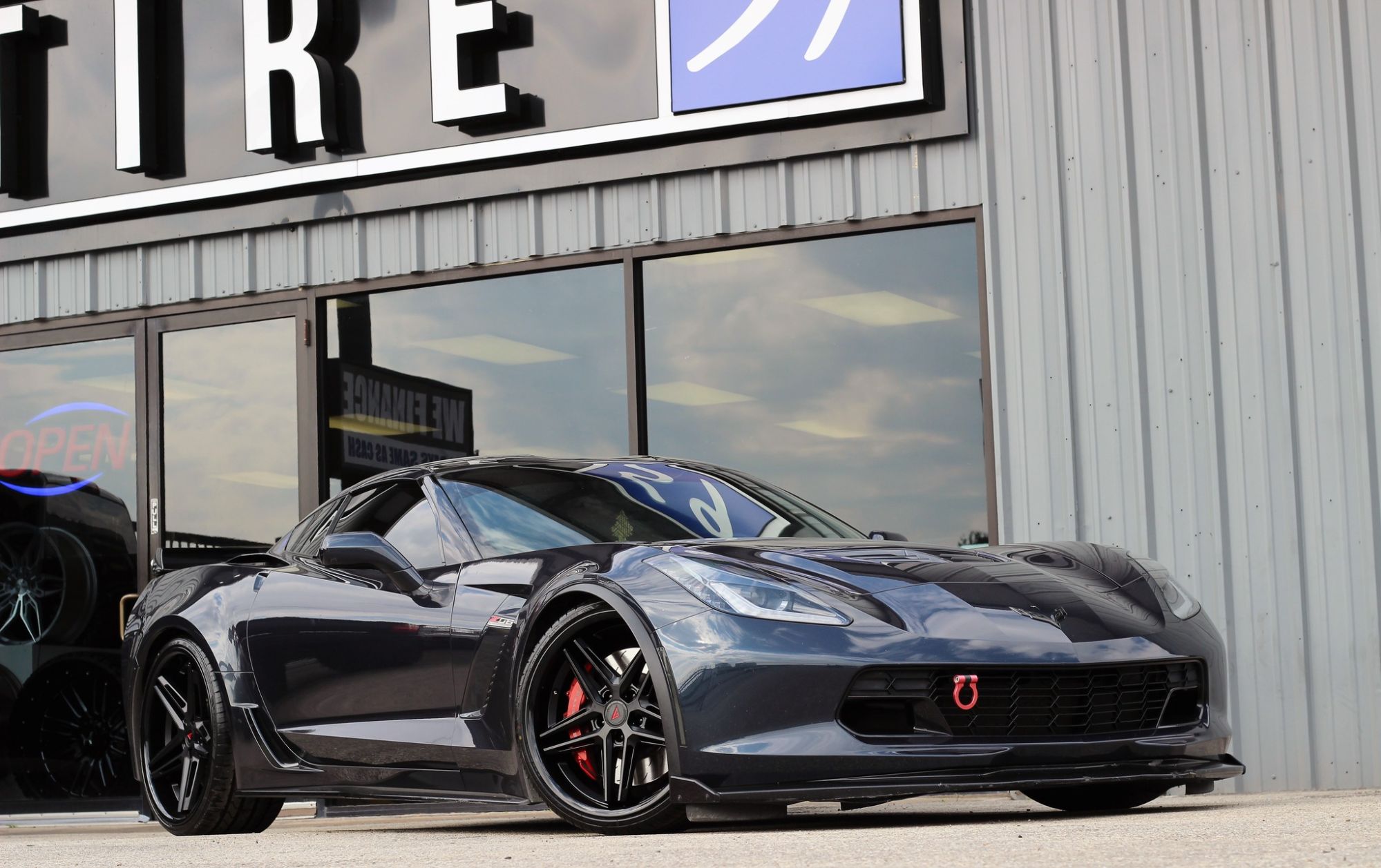 Chevrolet Corvette C7 Z06 Grey Ferrada CM1 Wheel Wheel Front