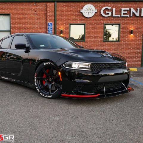 Dodge Charger Black Project 6GR SEVEN | Wheel Front
