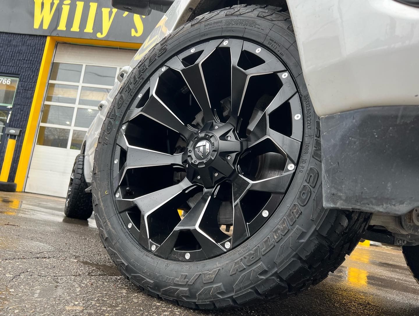 Dodge Ram White Fuel OffRoad Assault D546 Wheel Front