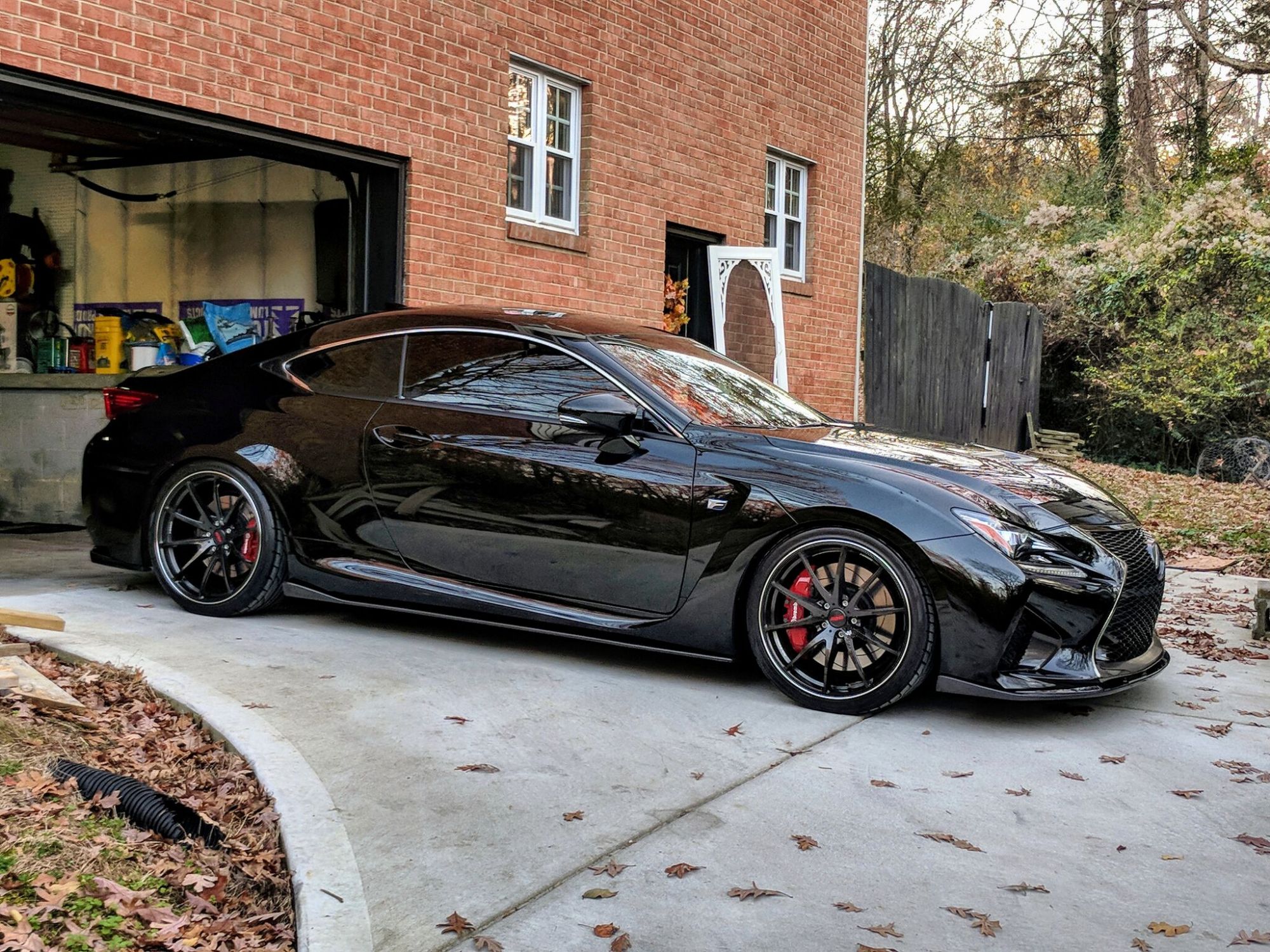 Lexus RC F Black Rays Volk G25 Wheel Front