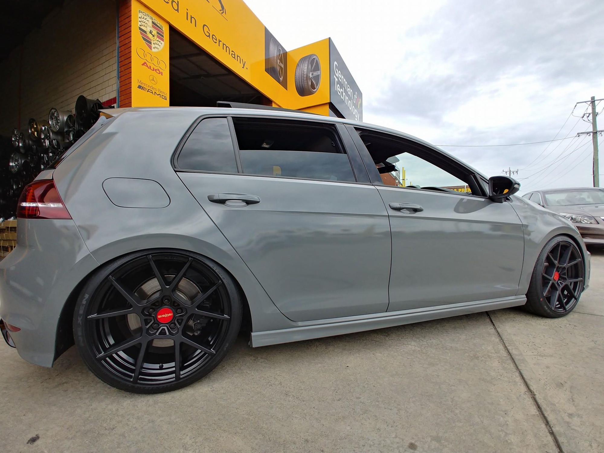 Volkswagen Golf R 7 Grey Rotiform KPS Wheel Wheel Front