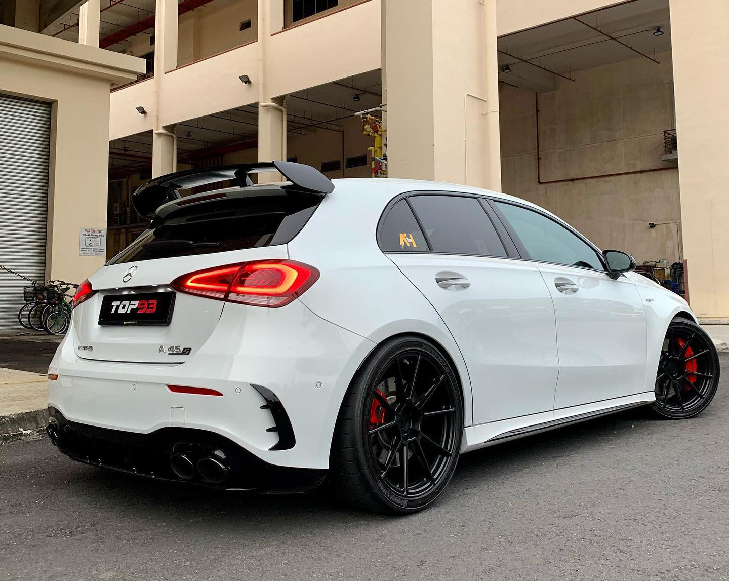 MercedesBenz A45S AMG W177 White BC EH182 Wheel Front