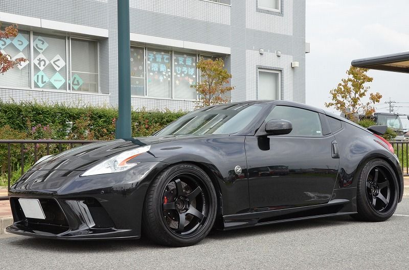 Nissan 370Z Black Advan GT Wheel Wheel Front