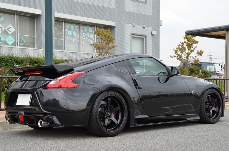 Nissan 370Z Black Advan GT Wheel Wheel Front