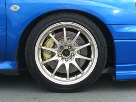 Subaru WRX/STI GD "Blob Eye" Blue Rays CE28N | Wheel Front