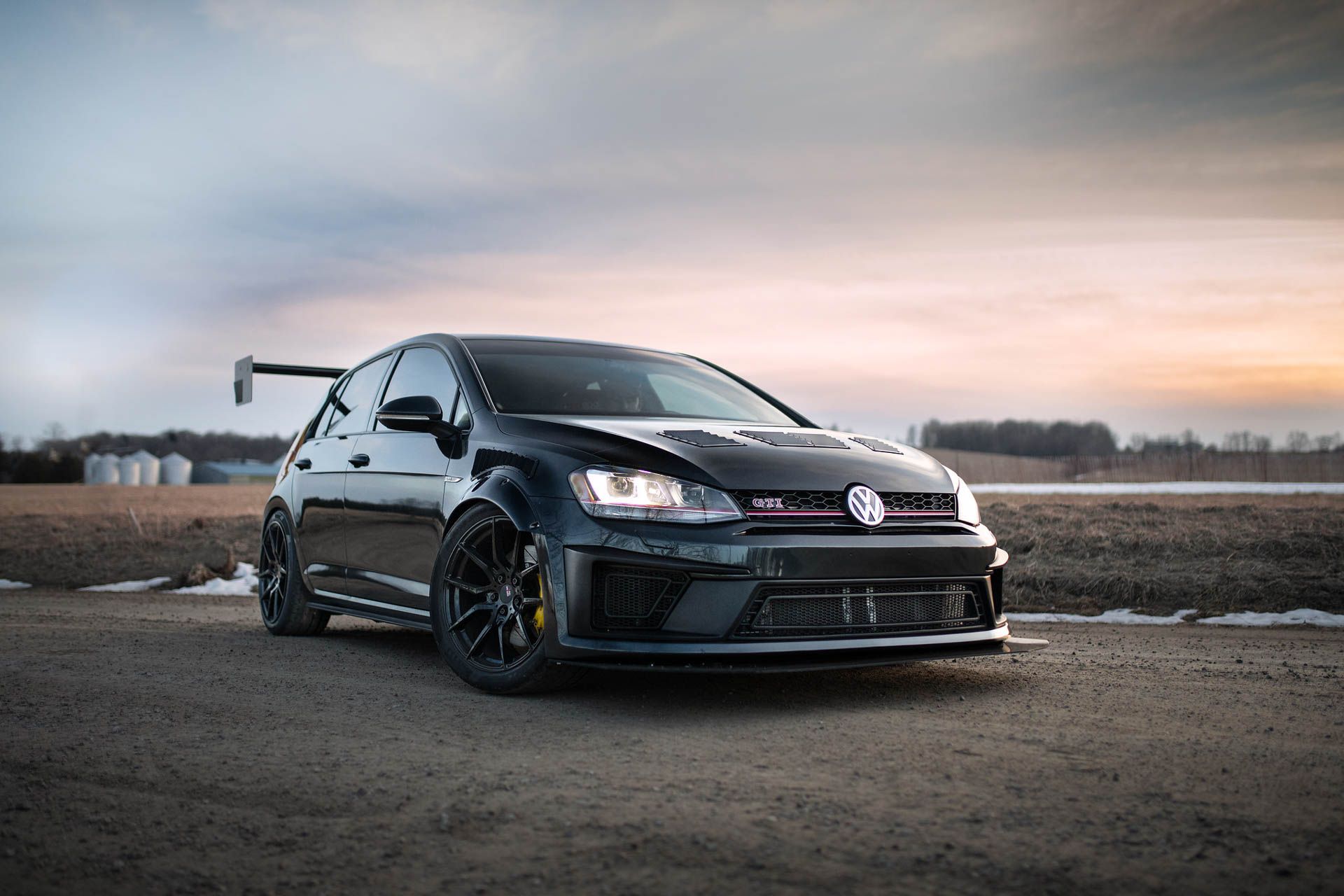 Volkswagen Golf GTI 7 Black Option Lab R716 Wheel Front