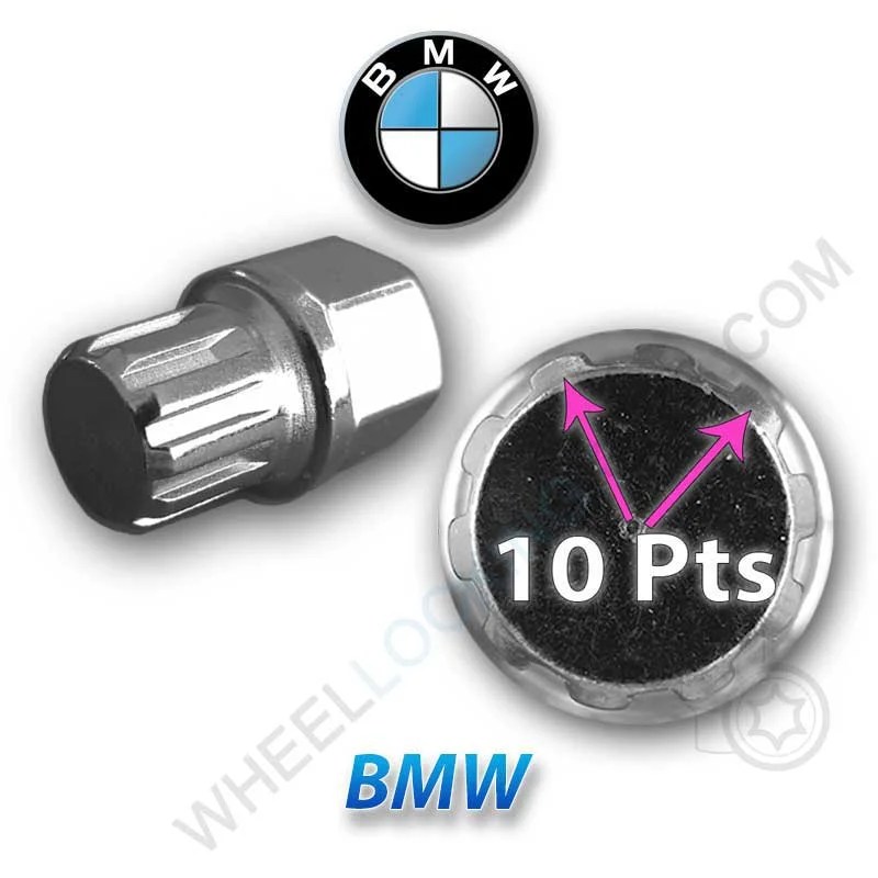 for BMW Wheel Locking Wheel Nut Key LWN Key Number B16 10 Splines