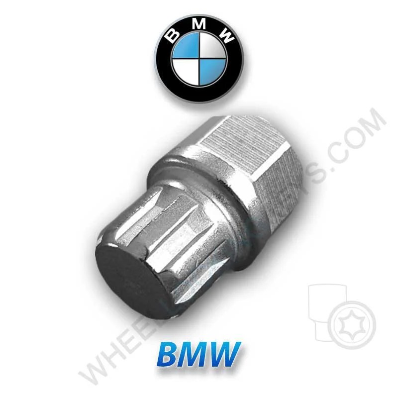 for BMW Wheel Locking Wheel Nut Key LWN Key Number B20 9 Splines