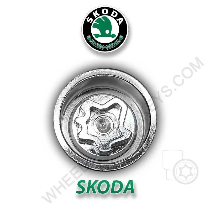 Wheel Locking Wheel Nut Key for Skoda LWNK H Key Number 768 Wheel