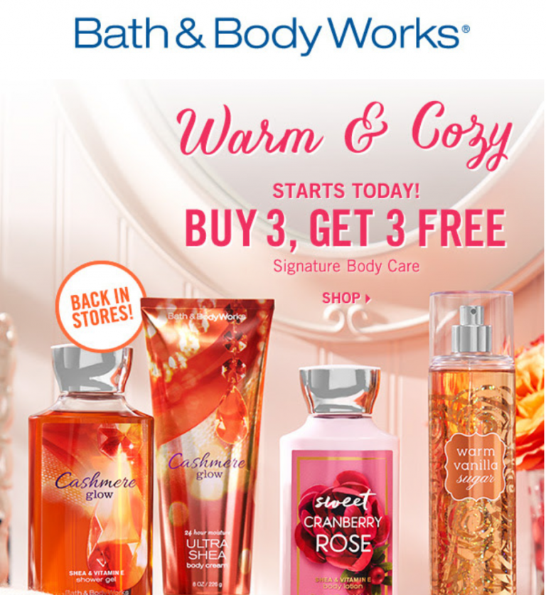 Bath&Body WorksBuy 3 Get 3 Wheel N Deal Mama
