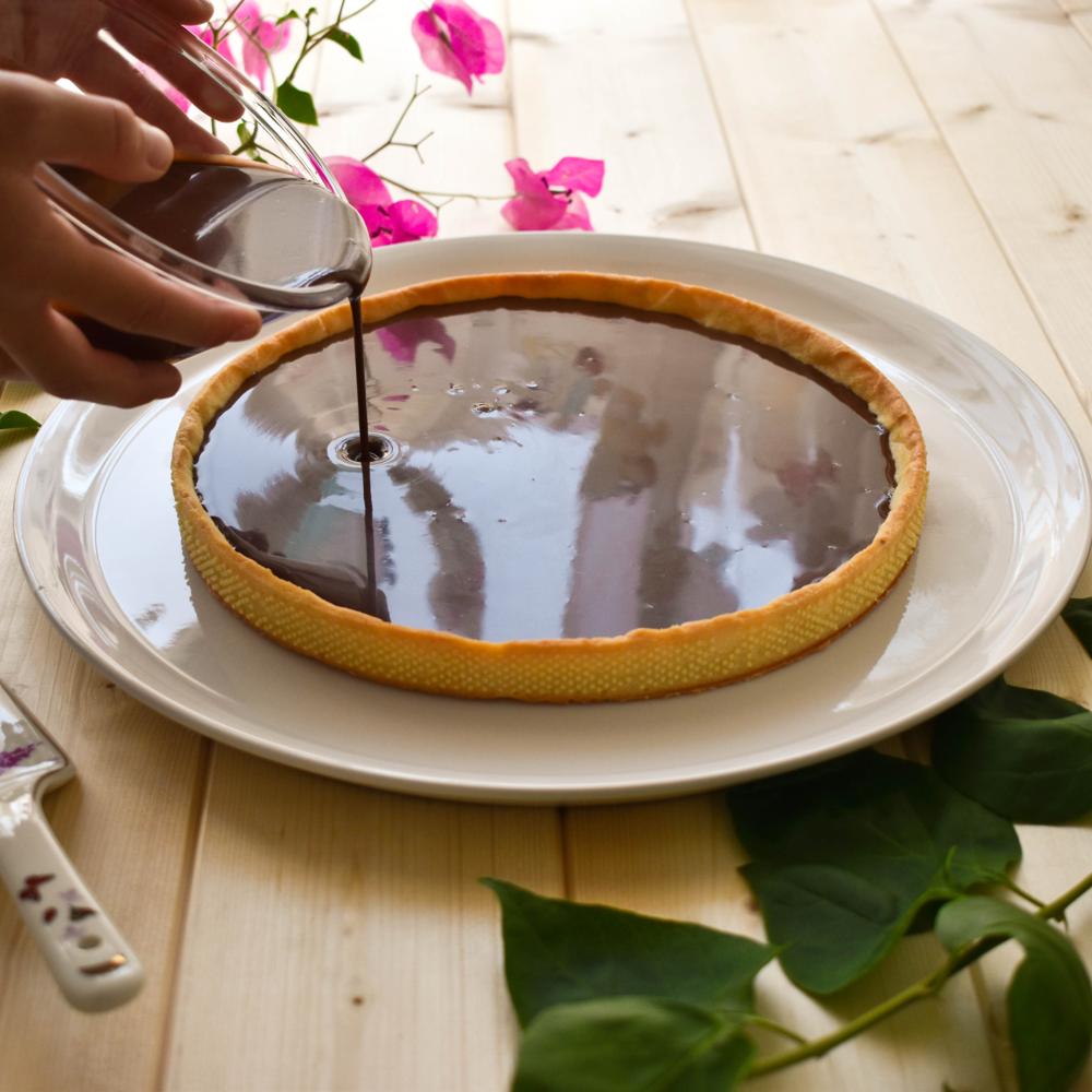 How to make a Chocolate Ganache Tart Wheel of Baking