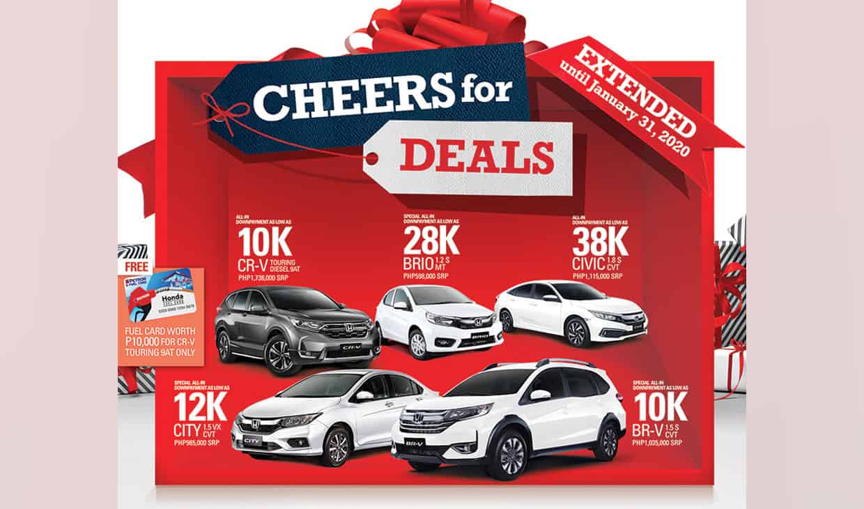 Honda holiday promo extended to January PhilStar Wheels