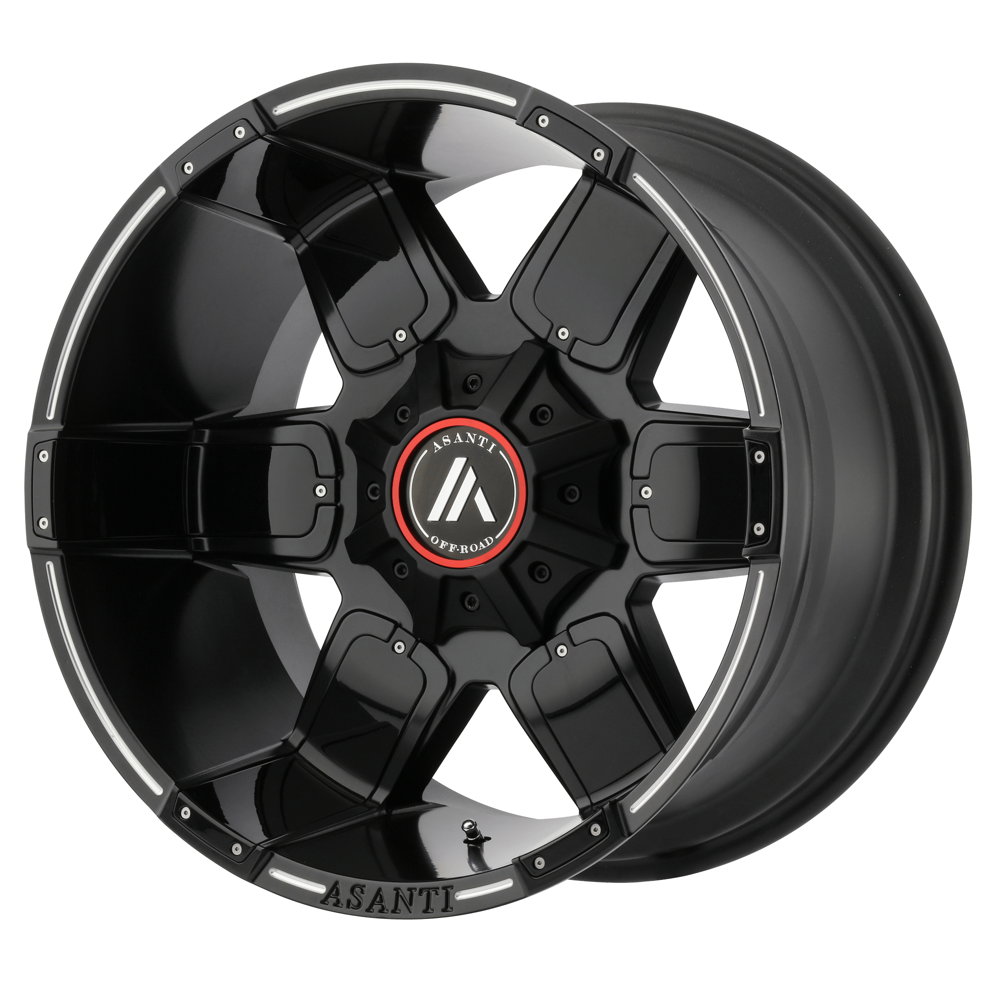 AB81120123544NBM 20x12 AB811 WARTHOG Asanti Off Road Wheels In 5x127
