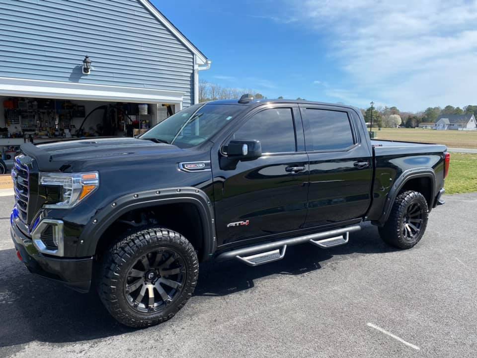 GMC AT4 w/ 20x9 Fuel Diesel Wheels and 33x12.50R20 Tires