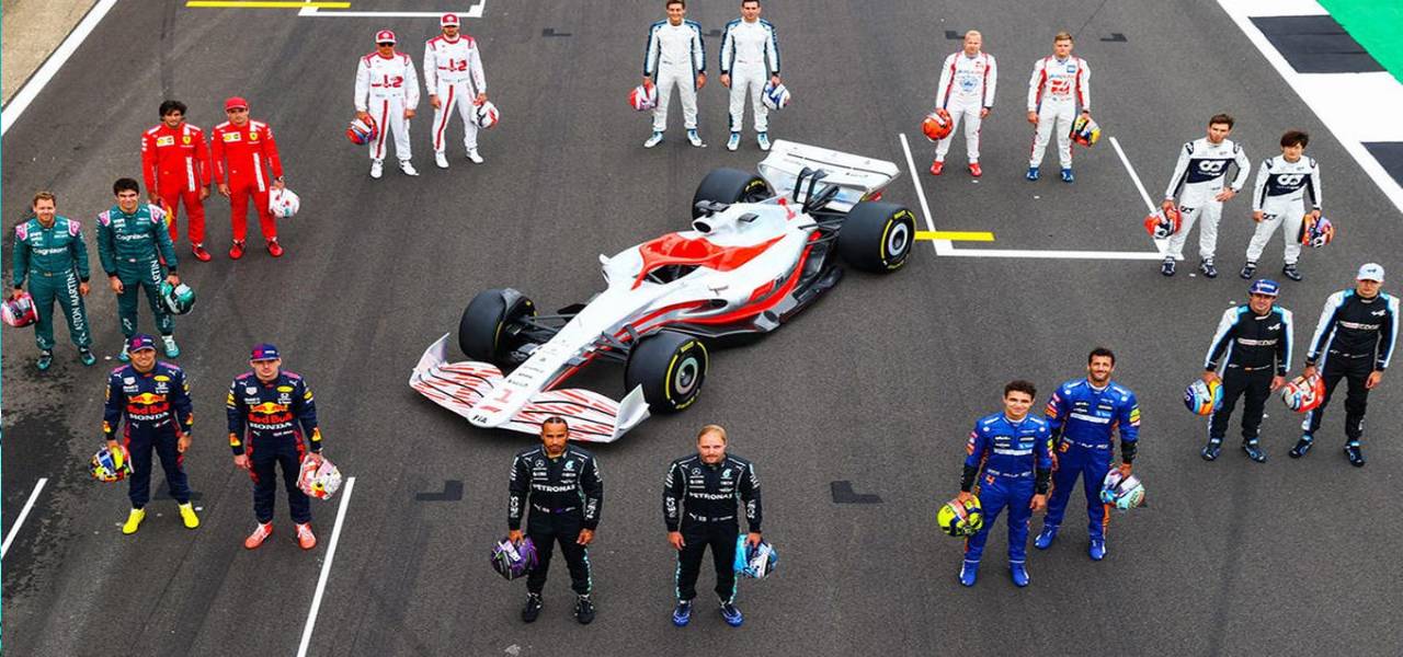 Formula One Reveals 2022 Concept Car To The World