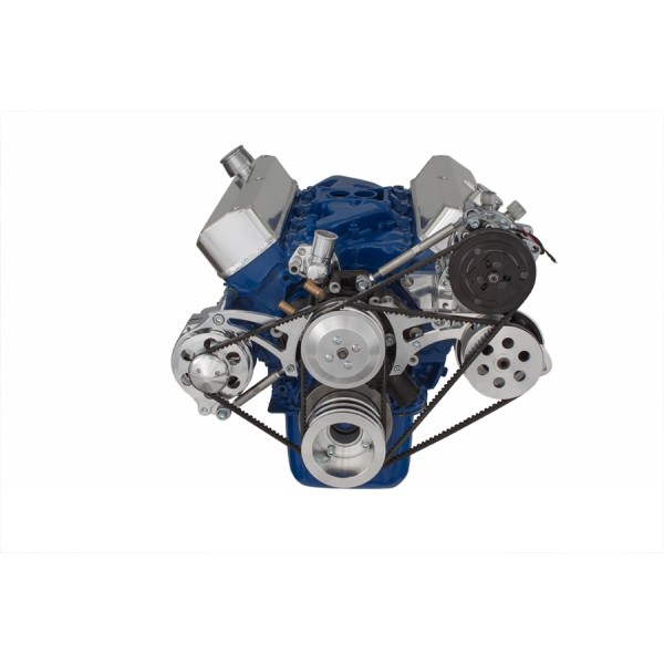FORD FALCON MUSTANG WINDSOR 289 302 351W VEE BELT PULLEY AND BRACKET