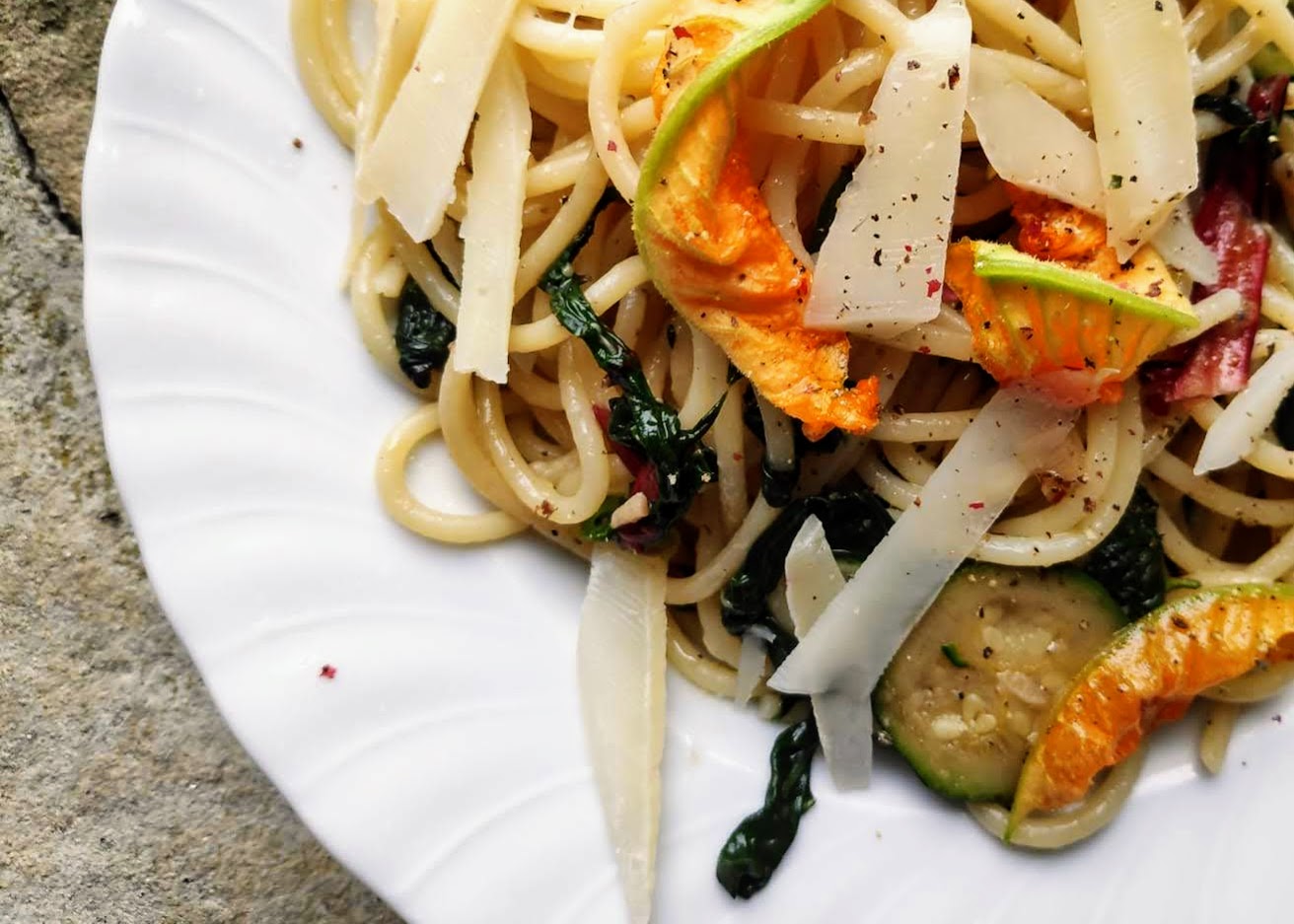 Pasta mit Mangold & Zucchini whenannacooks