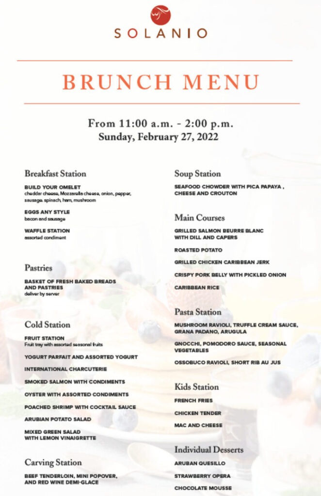 So Much Deliciousness Coming in February at The RitzCarlton, Aruba!