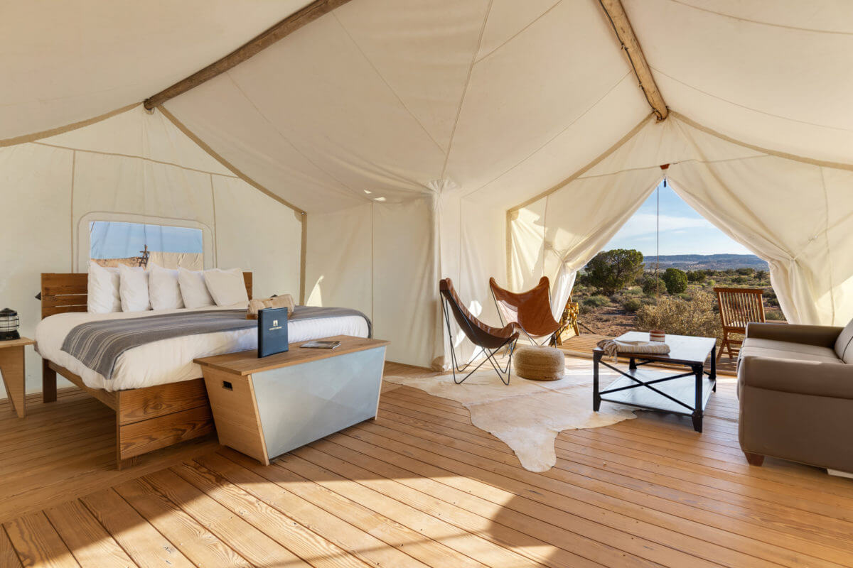 Go Luxury Glamping in Style in Dreamy Tents Near the Grand Canyon