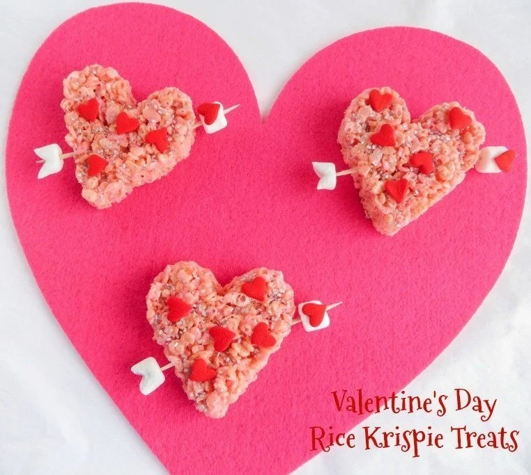Valentine's Day Rice Krispie Treats When is Dinner