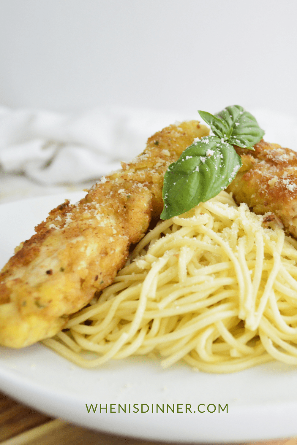 Chicken Tenderloins & Garlic Pasta When is Dinner