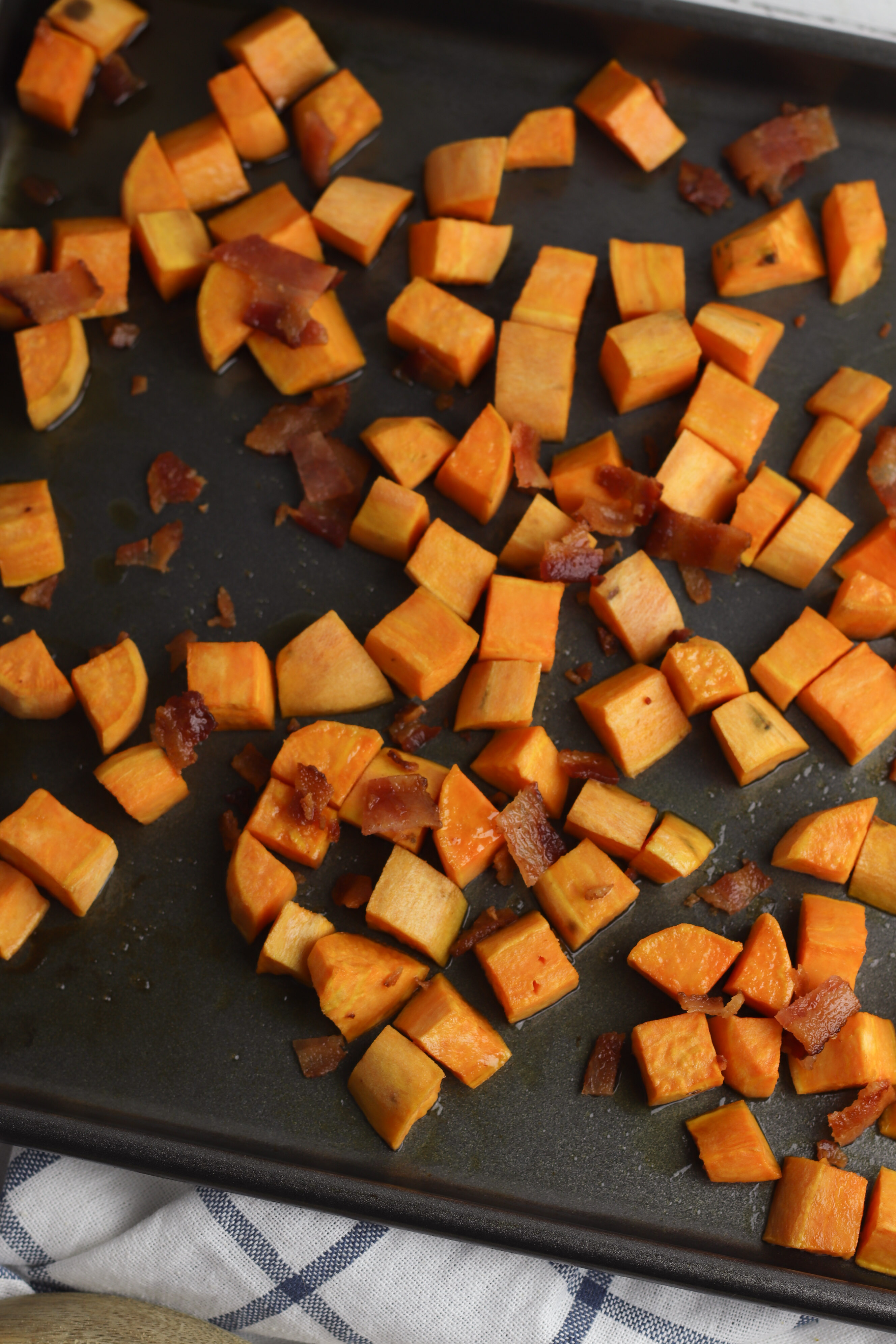 Oven Roasted Sweet Potatoes with Bacon When is Dinner