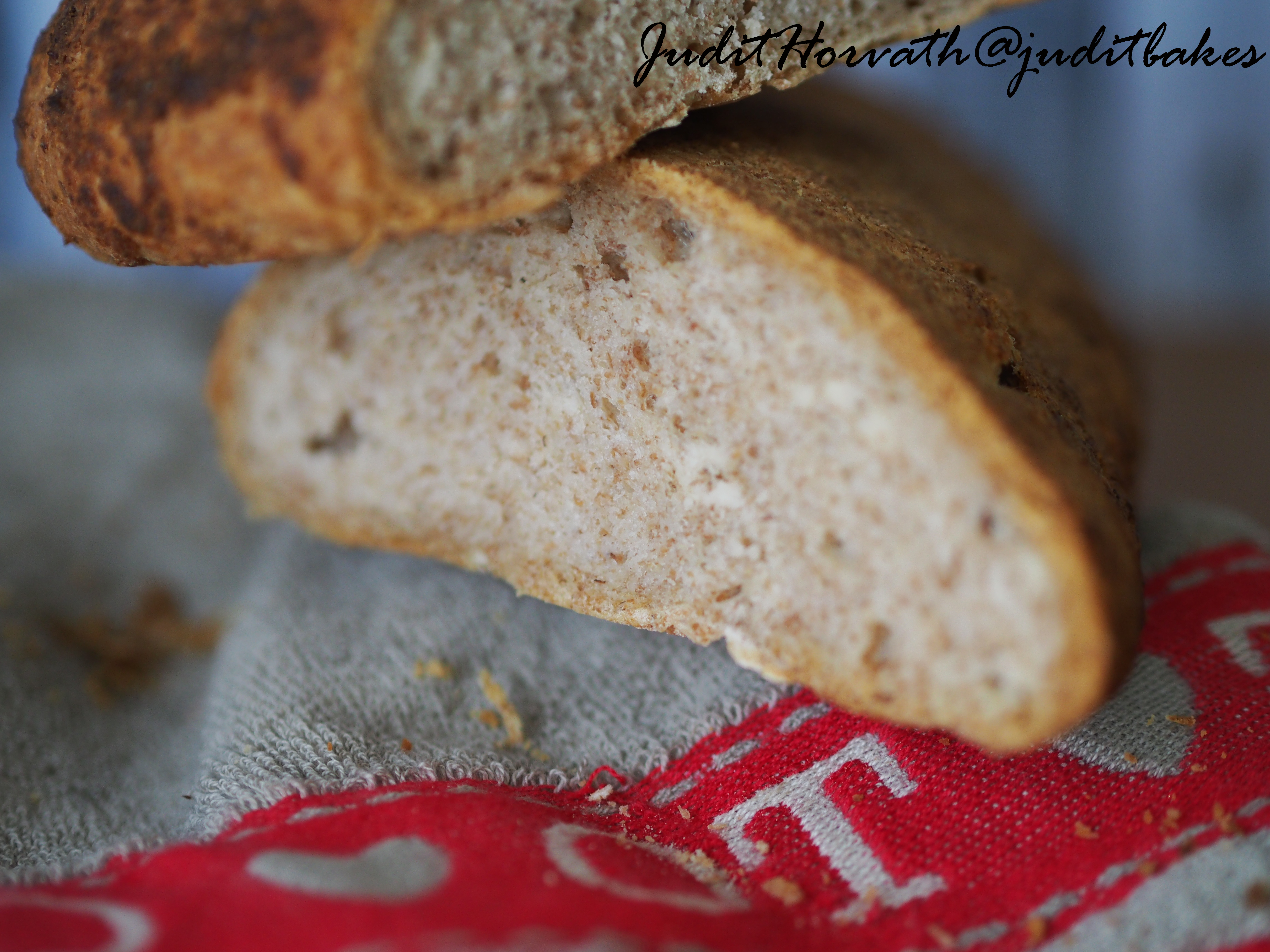 A Healthy Beast Wholemeal Tiger Bread When Judit bakes...bread and