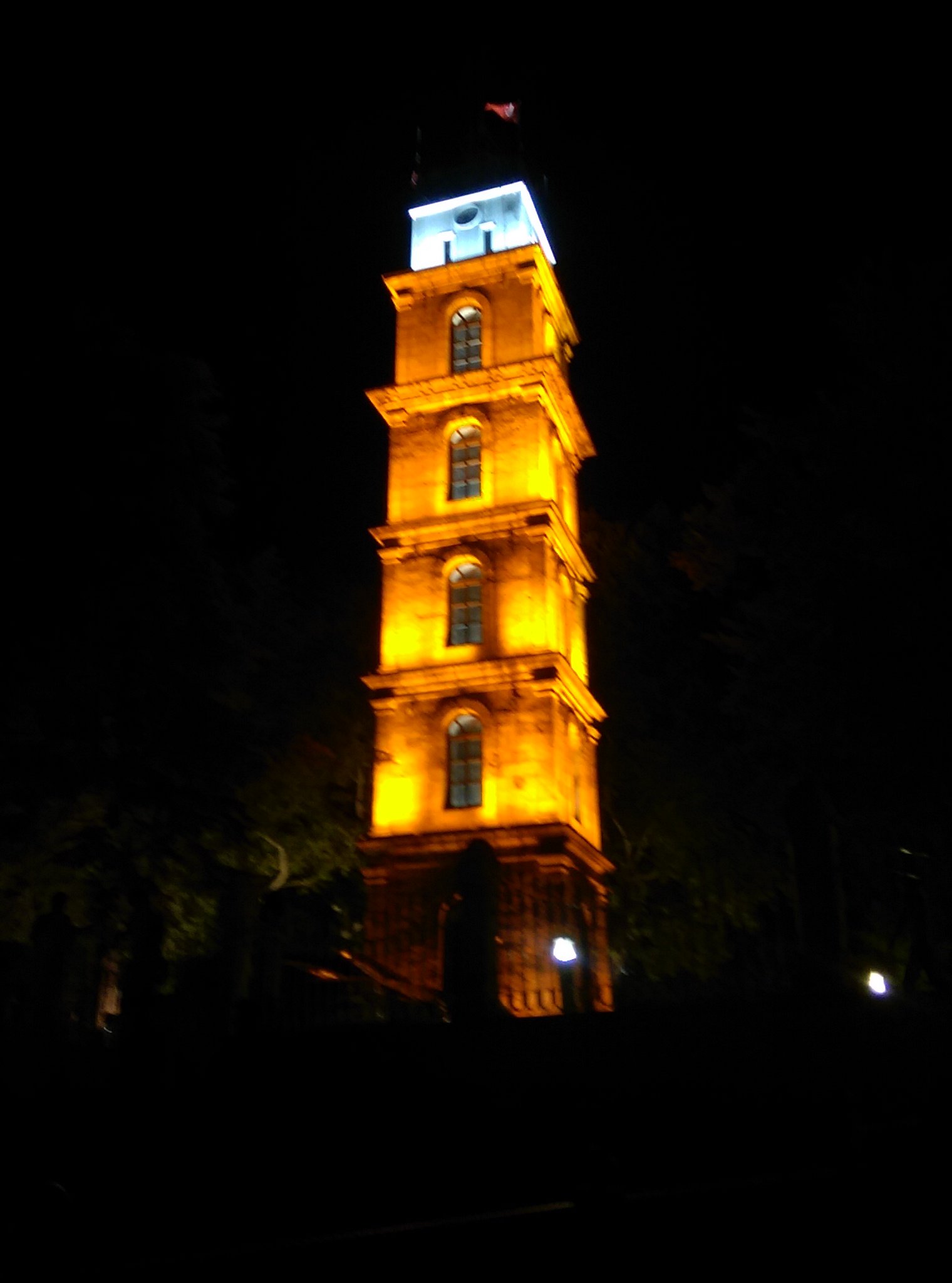 Clock tower writing is somehow happened