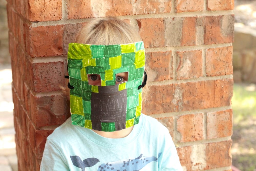 Minecraft Creeper Mask » SKrafty