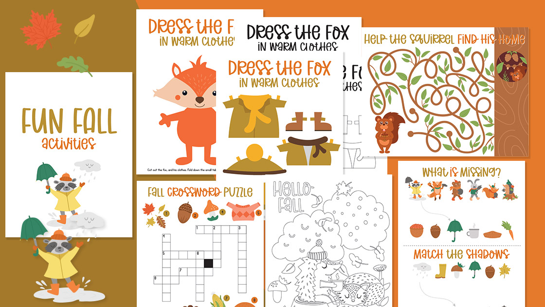 Fun Fall Activities Printable Workbook » SKrafty